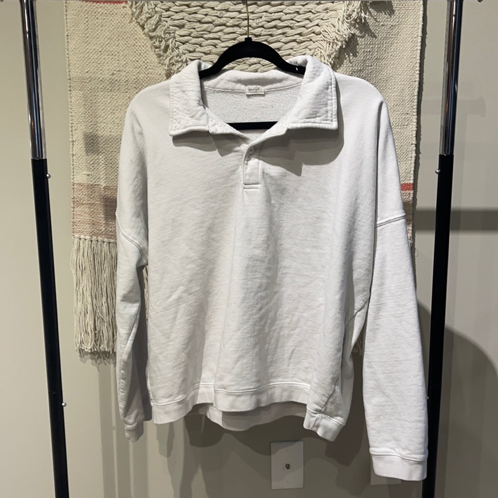 White Oversized Polo